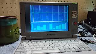 Kraftwerks Computer World in Adlib Tracker on a Libretto 110CT [upl. by Lindie]