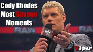 When Cody Rhodes Destroying WWE Wrestlers On The Mic [upl. by Nasho881]