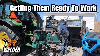 Welding Repairs On 2 Different Tractors With My Welding TruckRig [upl. by Giltzow487]