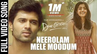 Neerolam Mele Moodum Video Song  Dear Comrade Malayalam  Vijay DeverakondaRashmikaBharat Kamma [upl. by Mairym]