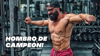 Rutina de HOMBROS  NADA DE MAQUINAS  gym topz [upl. by Saitam]