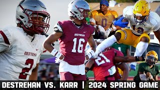 Edna Karr vs Destrehan Spring Game 2024  Louisiana Powerhouses Face Off Top Prospects EVERYWHERE [upl. by Nonnag]