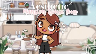 AESTHETIC mansion house tour 🏡🌷💸  with voice 🔊  avatar world 🌍 [upl. by Anailuig]