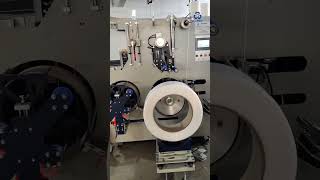 AUTOMATIC STRAP REWINDING MACHINE  PET  PP  STRAPPING BAND  BELT  WINDER  COILER  COILING [upl. by Harbour]