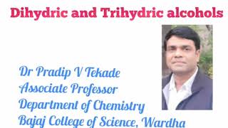 Video Lecture 21 DihydicTrihydric alcohols– Part I [upl. by Thant]