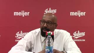 Mike Woodson postgame Michigan State March 10 2024 [upl. by Auqcinahs]