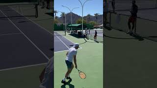 Jack Sock practicing with Gasquet earlier this year Sock will retire after the US Open this year 👀 [upl. by Chucho]