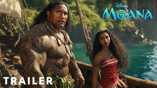 MOANA Live Action  Concept Trailer 2025 Zendaya Dwayne Johnson  Disney [upl. by Rugg]