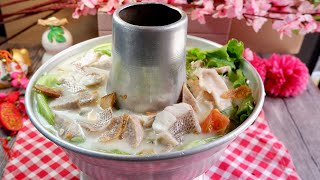 CNY Special Secret to the Best Zi Char Fish Steamboat 潮州鱼炉 Chinese Teochew Hot Pot Soup Recipe [upl. by Emyle]