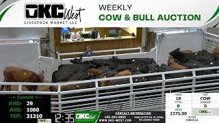 11272023  OKC West Weekly Cow amp Bull Auction [upl. by Ahsehat884]