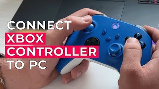 How To Connect the Xbox Controller to a PC Wired and Wireless [upl. by Gerbold790]