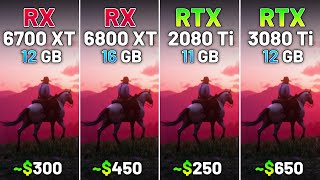 RX 6700 XT vs RX 6800 XT vs RTX 2080 Ti vs RTX 3080 Ti  Test in 20 Games in 2024 [upl. by Annagroeg]