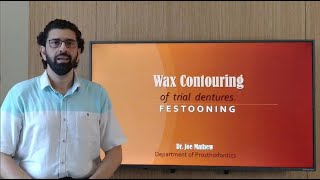 Wax Contouring of Complete Denture [upl. by Towrey]