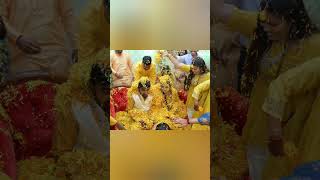 Haldi ceremony😘😘 [upl. by Oilla554]