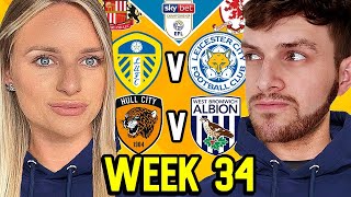 CHAMPIONSHIP PREDICTIONS WEEK 34 [upl. by Kcerb754]