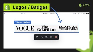 How to add logos to your product page in Shopify No Code [upl. by Lener204]