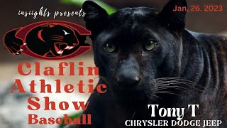 INSiiGHTS presents the Claflin Athletic Show Baseball Jan 26 sponsored by Tony T Chrysler Dodge Ram [upl. by Fulmis663]