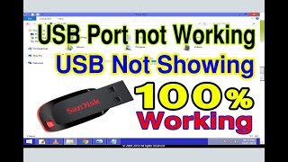 USB Port not Working Usb not showing in computer  how to fix usb in bios setup without driver [upl. by Asilla924]