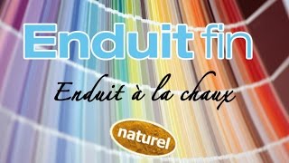 Enduit Fin  Enduit à la chaux [upl. by Llehcram]