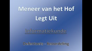 Informatiekunde  Word  Uitleg Beoordeling Oefentoets [upl. by Yeltnarb94]