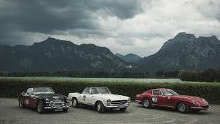 Arlberg Classic Car Rally 2015  Der dritte Tag Schlösser und Seen Runde [upl. by Ztirf310]