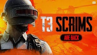 T3 Scrims Are Live W2r esports [upl. by Ettelegna]