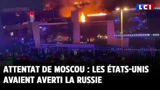 Attentat de Moscou  les ÉtatsUnis avaient averti la Russie [upl. by Skippy]