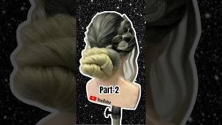 Part2 Stunning Braided Updo Tutorial🤩HairTutorial braidedupdoElegantHairstyles YourTubeShorts [upl. by Artnoed]