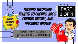 Math 10 Q2 Week 4  Part 34  Proving Theorems Related to Circle Parts [upl. by Rebhun640]