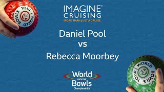 World Indoor Bowls Championship 2024 Daniel Pool vs Rebecca Moorbey  Day 16 Match 1 [upl. by Ynnus382]