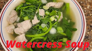 How To Cook Quick amp Easy Watercress Pork Soup Recipe [upl. by Ailee]