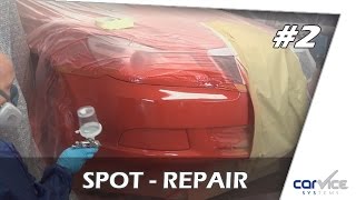 Spot Repair so geht´s  Teil 2 Lackreparatur Stoßstange [upl. by Dnaloy]