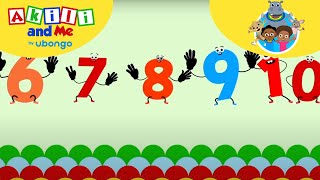 Count to 10  Akili amp Me  Learning videos for kids [upl. by Assirim]