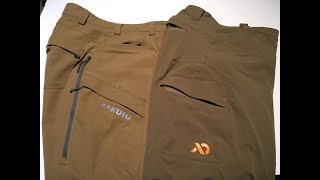 Kuiu Attack vs First Lite Corrugate Pants Real World Review [upl. by Kerry]