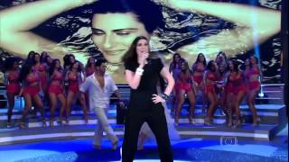 Laura Pausini  Limpido  Domingão do Faustão [upl. by Yrahcaz]