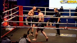 Norbert Caba vs Zbigniew Stawicki  Pride of the Royal City Kraków 25102014 [upl. by Winni]