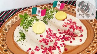 Chiles en Nogada Receta Tradicional Fácil Rápida y Deliciosa 👨‍🍳🌵🌶 😘 [upl. by Merlin211]