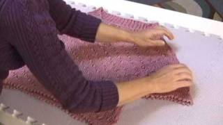 How to Block a Sweater  Knitted Garment Care Tutorial [upl. by Itak205]