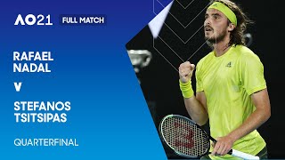 Rafael Nadal v Stefanos Tsitsipas Full Match  Australian Open 2021 Quarterfinal [upl. by Liana]