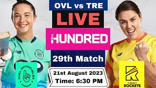 The Hundred Live  Oval Invincibles Women vs Trent Rockets Women Live 29th Match  OVLW vs TREW Live [upl. by Walling]