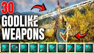 Assassin’s Creed Valhalla – The BEST 30 WEAPONS and How To Get Them [upl. by Kenta]