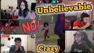 Stremer Reaction Sentinels Zekken Solo Vs Destroyed Team Crazy moments [upl. by Anesor]