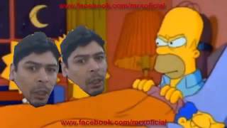 Sacate la mochila Los Simpson VIDEO ORIGINAL [upl. by Bocyaj]