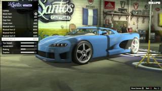 GTA 5  Entity XF quotKoenigsegg CC Seriesquot Car Tuning Customization GTA V [upl. by Acisse]