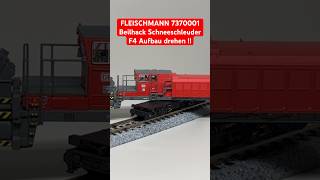 FLEISCHMANN 7370001 Beilhack Schneeschleuder quotF4 Aufbau drehenquot train modelbahn spurn nゲージ [upl. by Inttirb941]