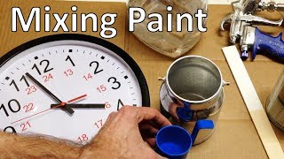 How to Mix Paint for a Spray Gun [upl. by Keynes170]