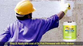 Dr Fixit Raincoat  External walls  Application [upl. by Names374]