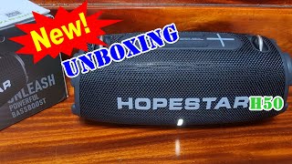 Bluetooth speaker review  รีวิว Unboxing Hopestar H50 too big but [upl. by Teriann]