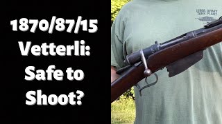 Vetterli Rifles Safe To Shoot [upl. by Airamat]