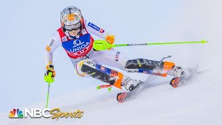 Petra Vlhova nabs slalom win with Mikaela Shiffrin absent in Lienz  NBC Sports [upl. by Idissak]